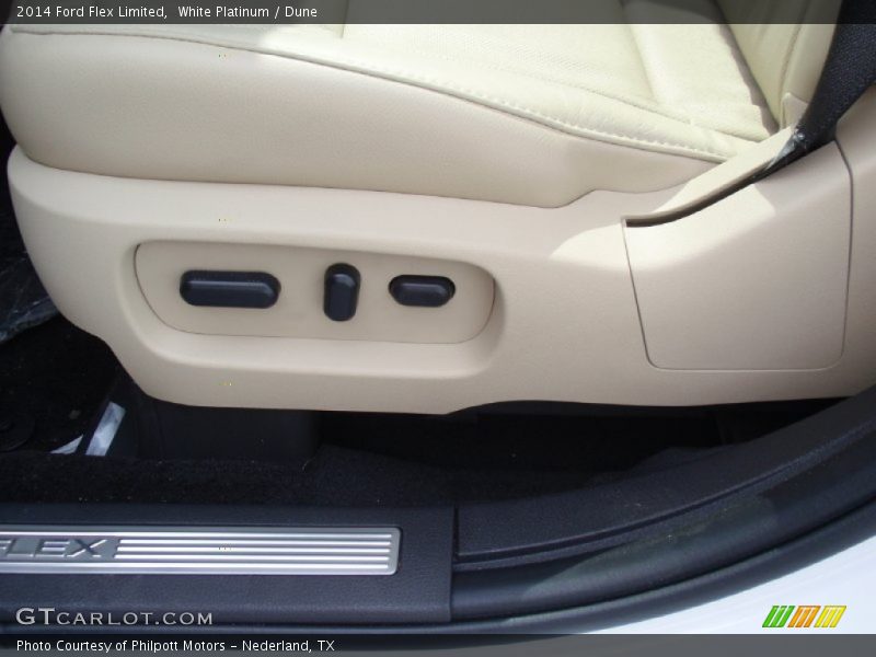 White Platinum / Dune 2014 Ford Flex Limited