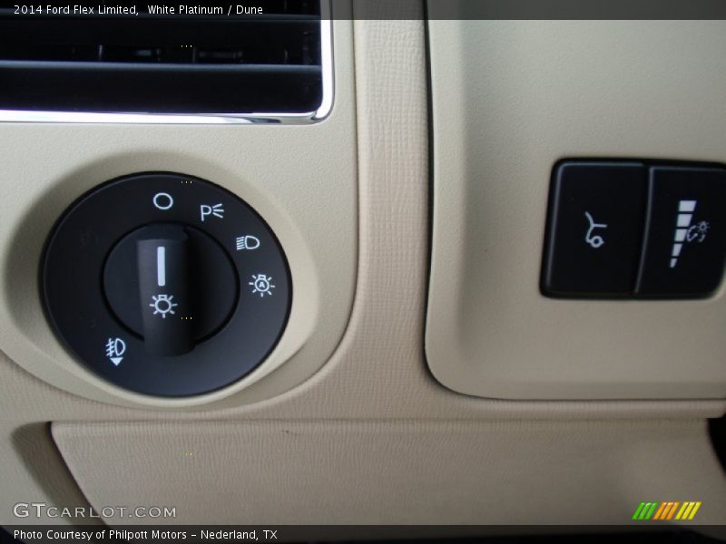 White Platinum / Dune 2014 Ford Flex Limited