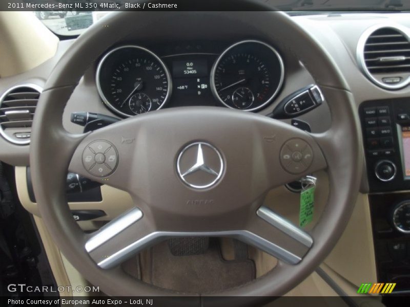 Black / Cashmere 2011 Mercedes-Benz ML 350 4Matic
