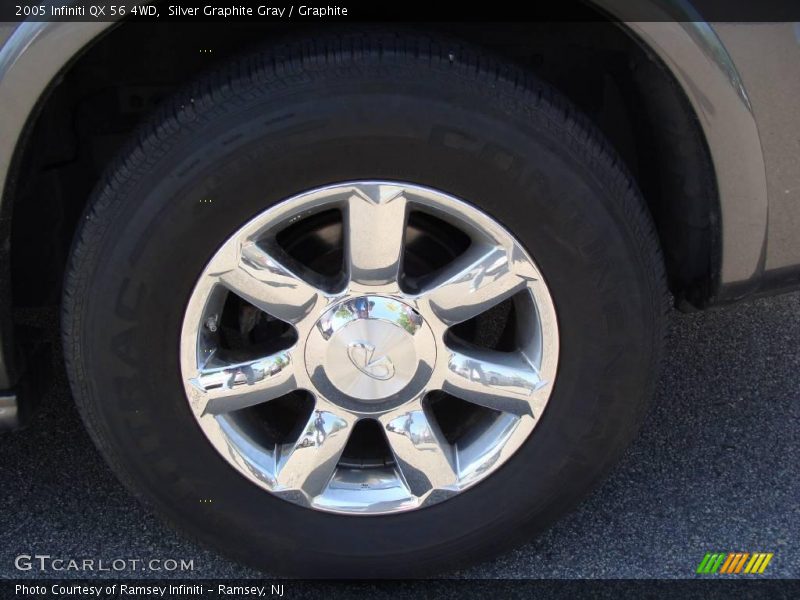 Silver Graphite Gray / Graphite 2005 Infiniti QX 56 4WD