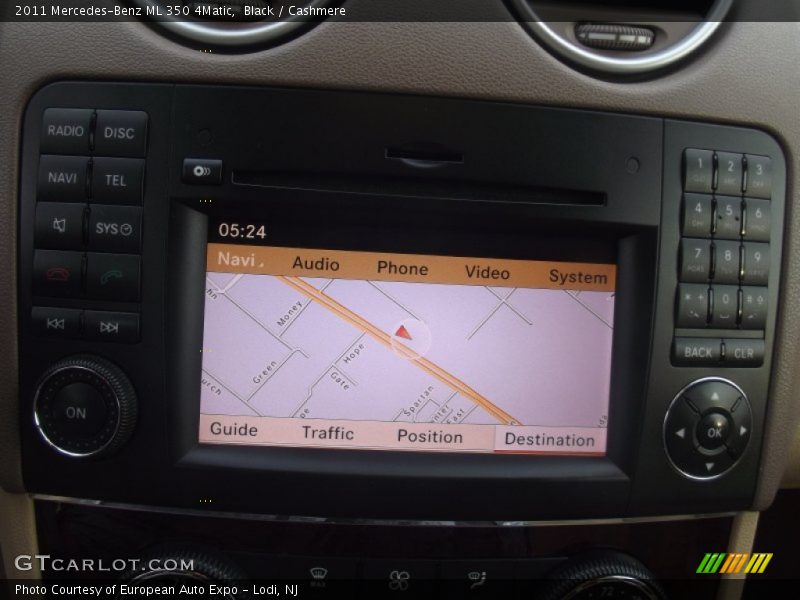 Black / Cashmere 2011 Mercedes-Benz ML 350 4Matic