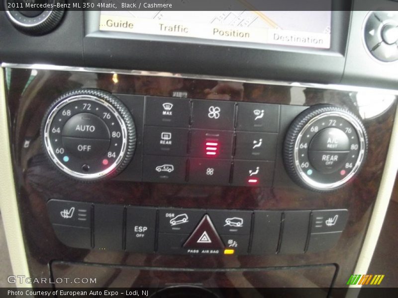 Black / Cashmere 2011 Mercedes-Benz ML 350 4Matic
