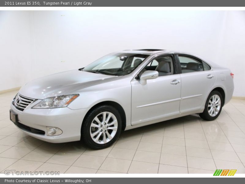 Tungsten Pearl / Light Gray 2011 Lexus ES 350