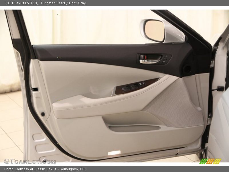 Tungsten Pearl / Light Gray 2011 Lexus ES 350