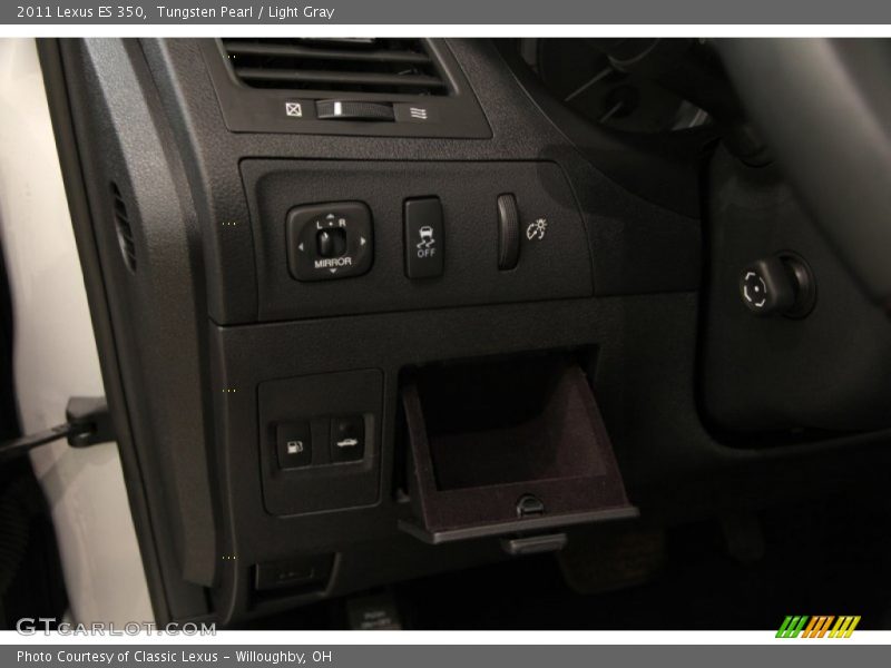 Tungsten Pearl / Light Gray 2011 Lexus ES 350