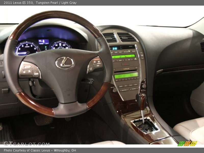 Tungsten Pearl / Light Gray 2011 Lexus ES 350