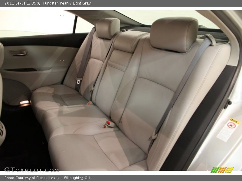 Tungsten Pearl / Light Gray 2011 Lexus ES 350
