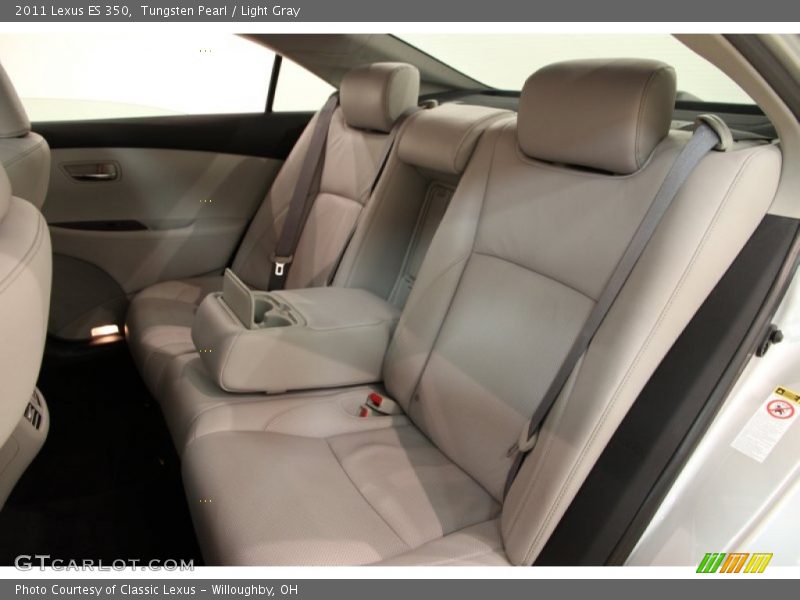 Tungsten Pearl / Light Gray 2011 Lexus ES 350