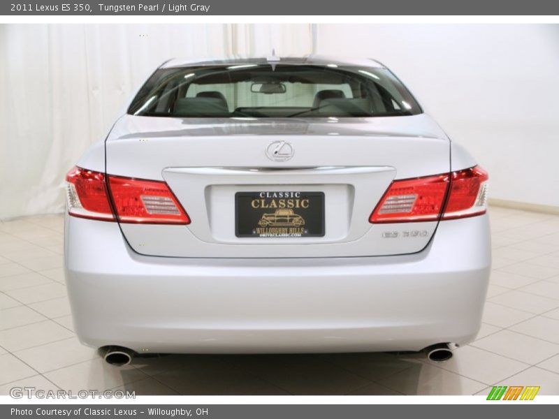 Tungsten Pearl / Light Gray 2011 Lexus ES 350