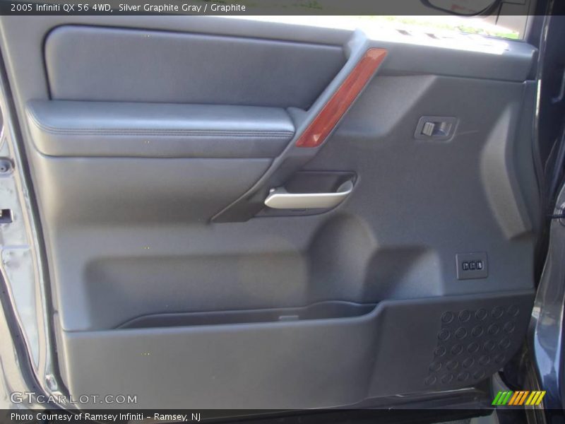 Silver Graphite Gray / Graphite 2005 Infiniti QX 56 4WD