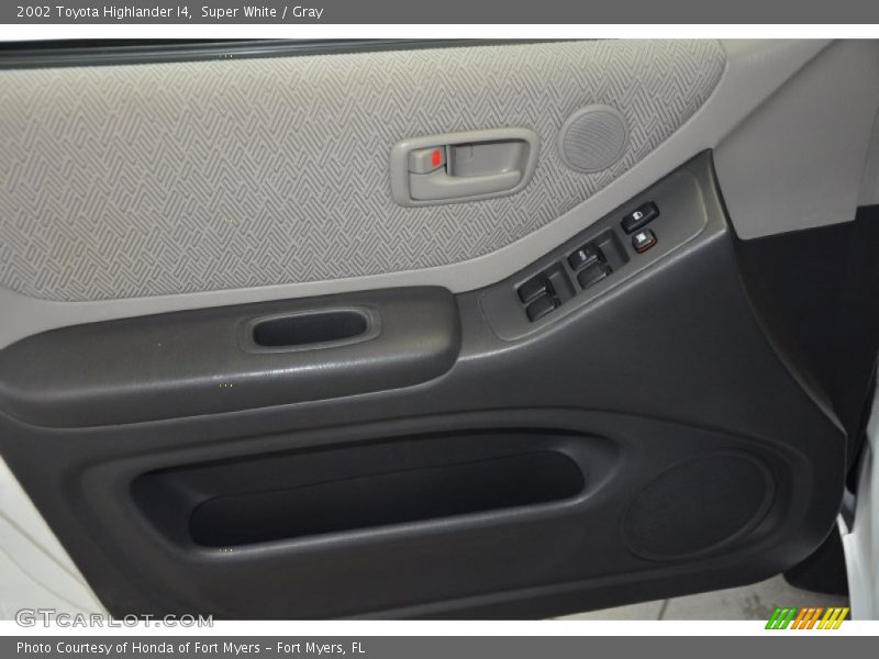 Super White / Gray 2002 Toyota Highlander I4