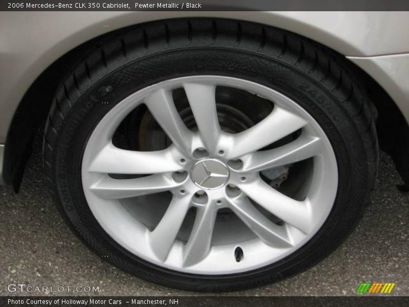 Pewter Metallic / Black 2006 Mercedes-Benz CLK 350 Cabriolet