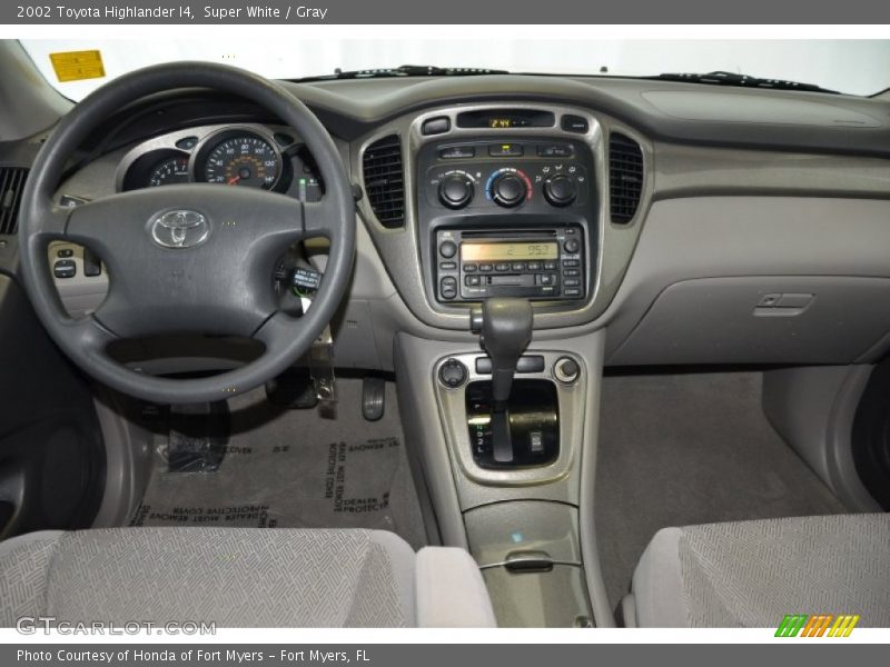 Super White / Gray 2002 Toyota Highlander I4