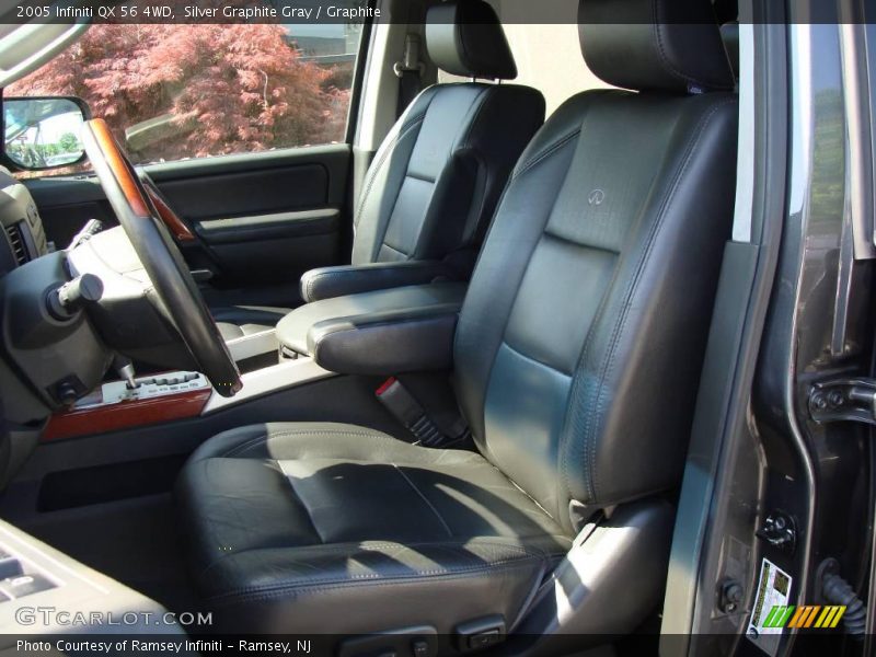 Silver Graphite Gray / Graphite 2005 Infiniti QX 56 4WD