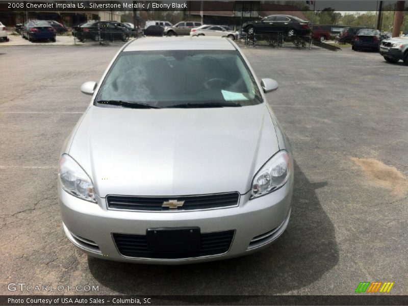 Silverstone Metallic / Ebony Black 2008 Chevrolet Impala LS