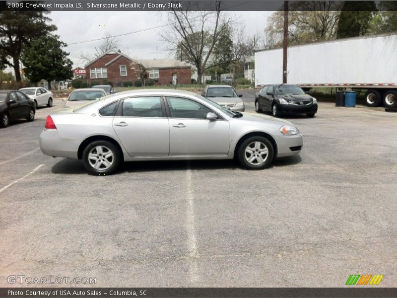 Silverstone Metallic / Ebony Black 2008 Chevrolet Impala LS