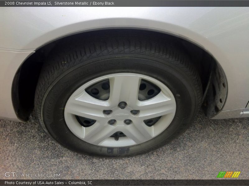 Silverstone Metallic / Ebony Black 2008 Chevrolet Impala LS