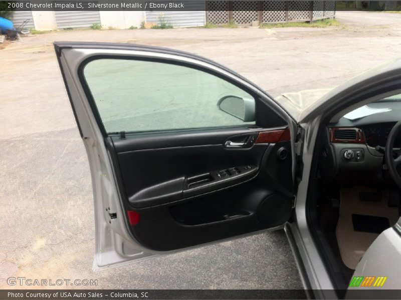 Silverstone Metallic / Ebony Black 2008 Chevrolet Impala LS