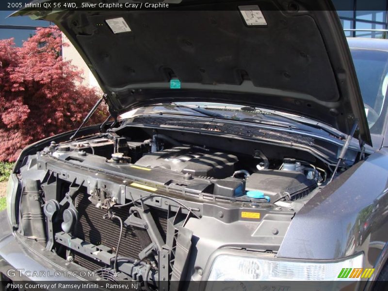 Silver Graphite Gray / Graphite 2005 Infiniti QX 56 4WD