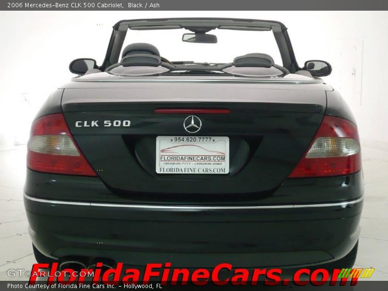 Black / Ash 2006 Mercedes-Benz CLK 500 Cabriolet