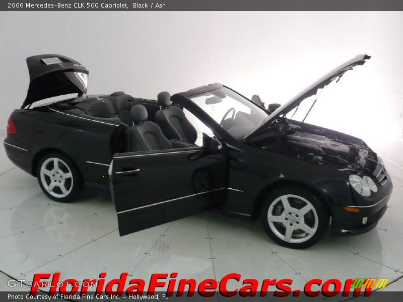 Black / Ash 2006 Mercedes-Benz CLK 500 Cabriolet