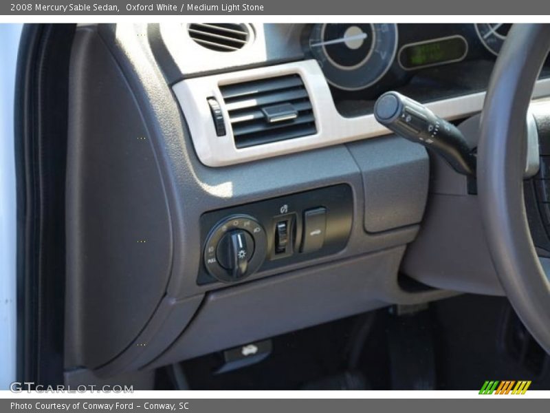 Oxford White / Medium Light Stone 2008 Mercury Sable Sedan