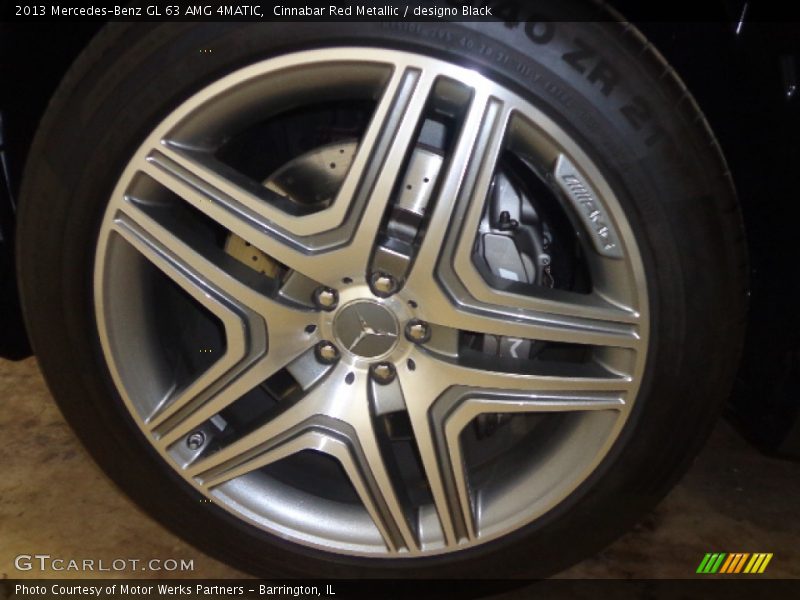 Cinnabar Red Metallic / designo Black 2013 Mercedes-Benz GL 63 AMG 4MATIC
