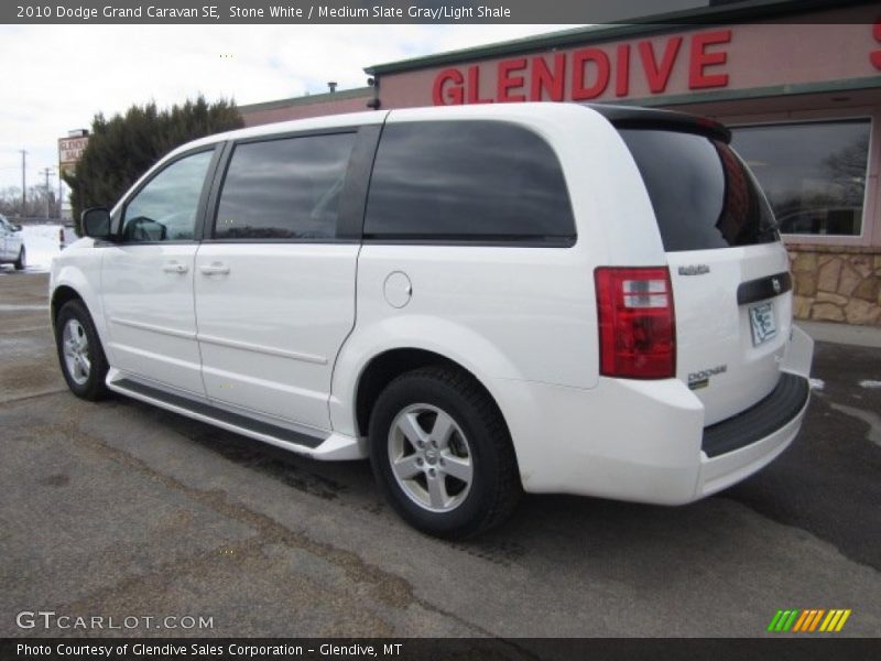 Stone White / Medium Slate Gray/Light Shale 2010 Dodge Grand Caravan SE