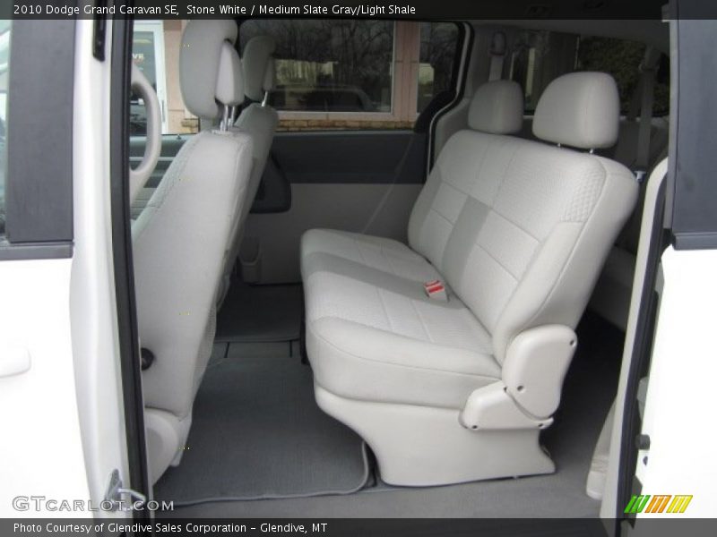 Stone White / Medium Slate Gray/Light Shale 2010 Dodge Grand Caravan SE
