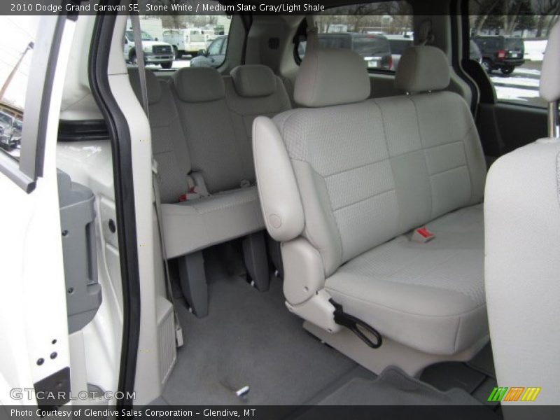Stone White / Medium Slate Gray/Light Shale 2010 Dodge Grand Caravan SE