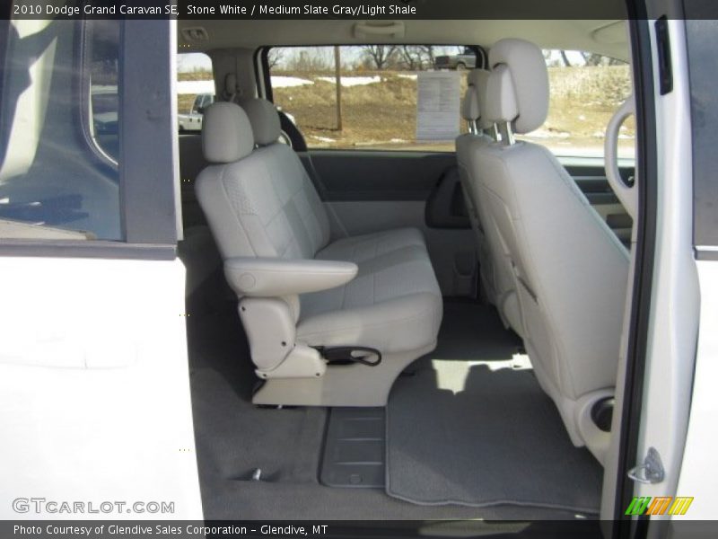 Stone White / Medium Slate Gray/Light Shale 2010 Dodge Grand Caravan SE
