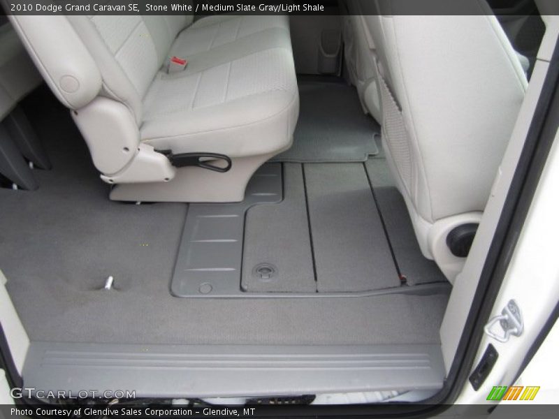 Stone White / Medium Slate Gray/Light Shale 2010 Dodge Grand Caravan SE