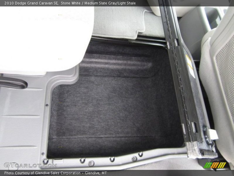 Stone White / Medium Slate Gray/Light Shale 2010 Dodge Grand Caravan SE