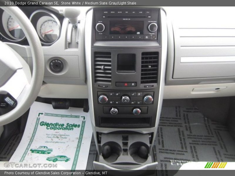 Stone White / Medium Slate Gray/Light Shale 2010 Dodge Grand Caravan SE