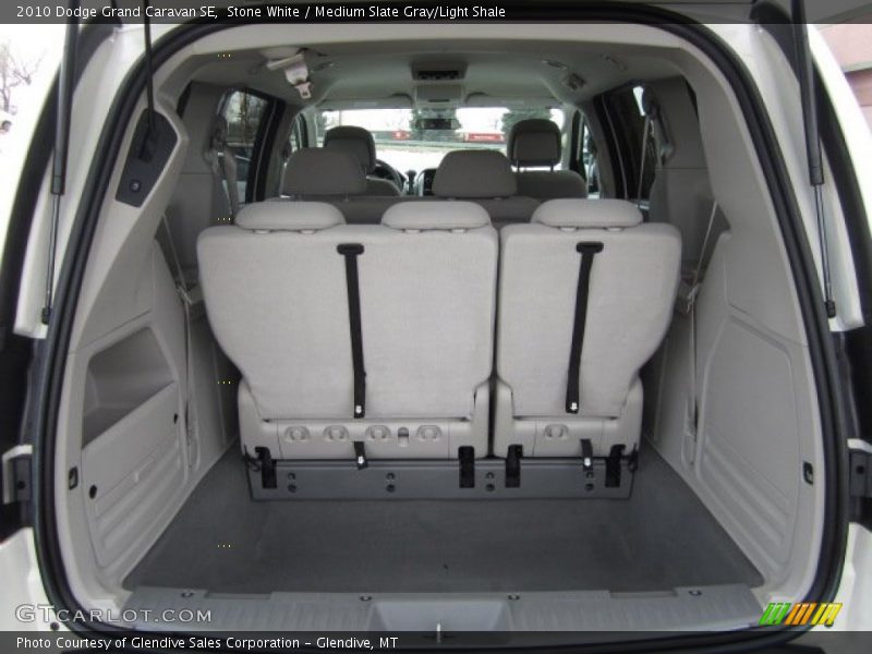 Stone White / Medium Slate Gray/Light Shale 2010 Dodge Grand Caravan SE