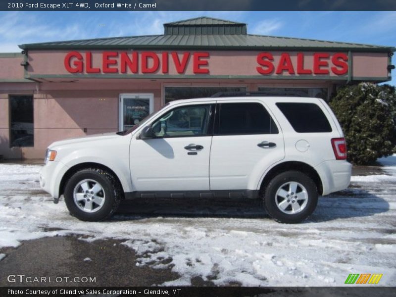 Oxford White / Camel 2010 Ford Escape XLT 4WD