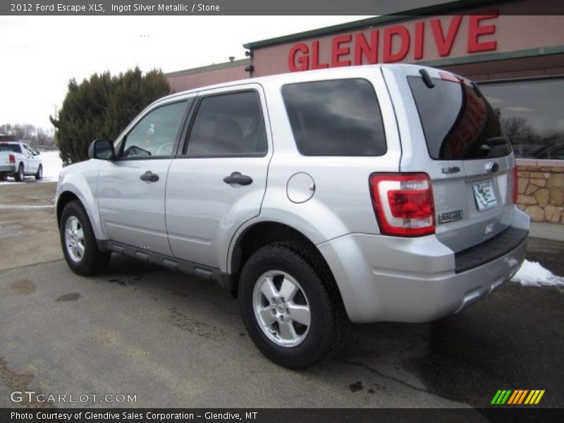 Ingot Silver Metallic / Stone 2012 Ford Escape XLS