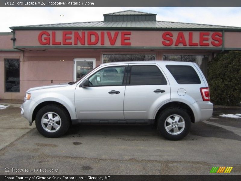 Ingot Silver Metallic / Stone 2012 Ford Escape XLS