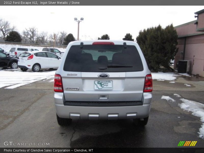 Ingot Silver Metallic / Stone 2012 Ford Escape XLS