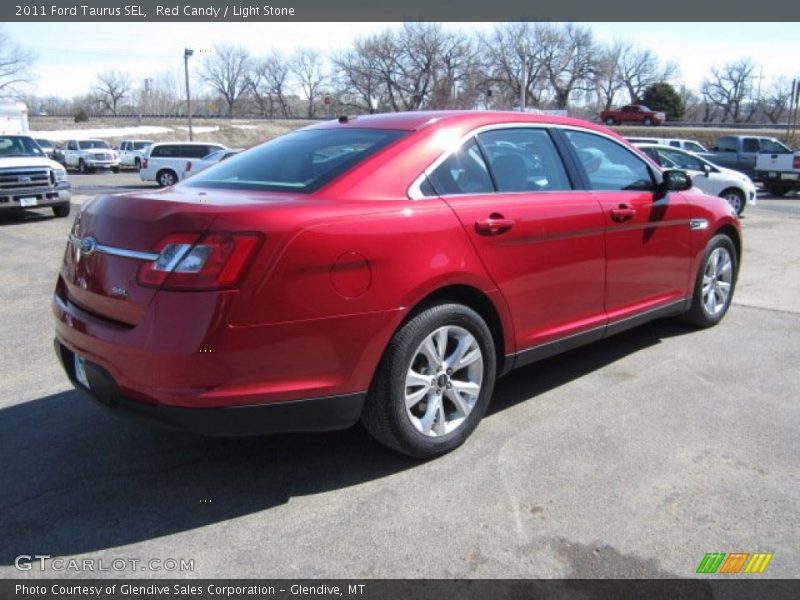 Red Candy / Light Stone 2011 Ford Taurus SEL