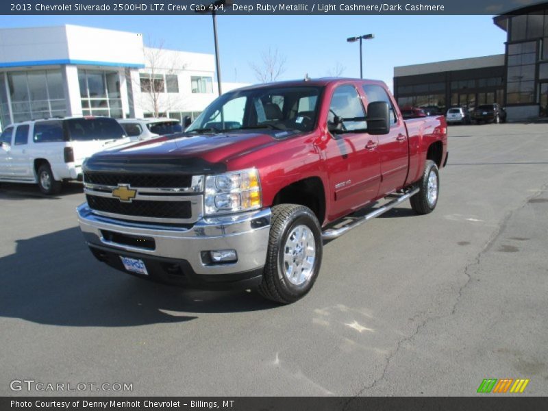 Deep Ruby Metallic / Light Cashmere/Dark Cashmere 2013 Chevrolet Silverado 2500HD LTZ Crew Cab 4x4