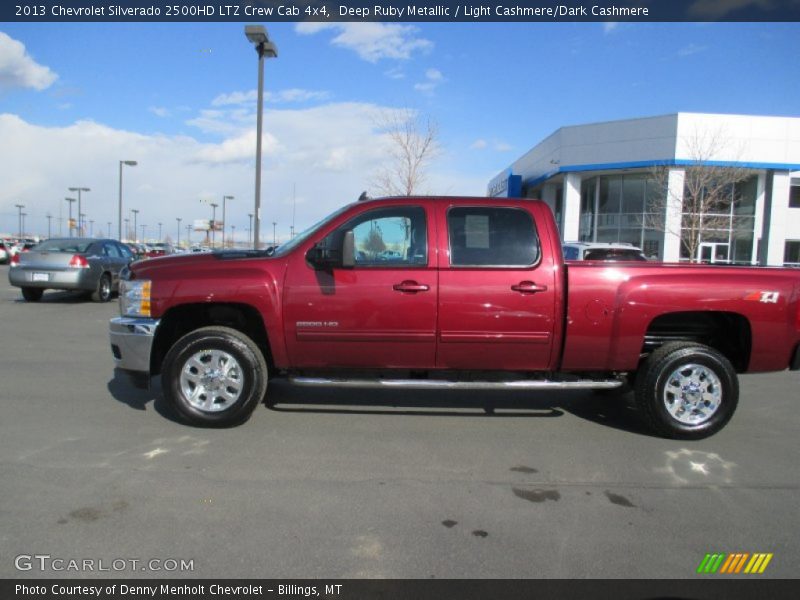Deep Ruby Metallic / Light Cashmere/Dark Cashmere 2013 Chevrolet Silverado 2500HD LTZ Crew Cab 4x4