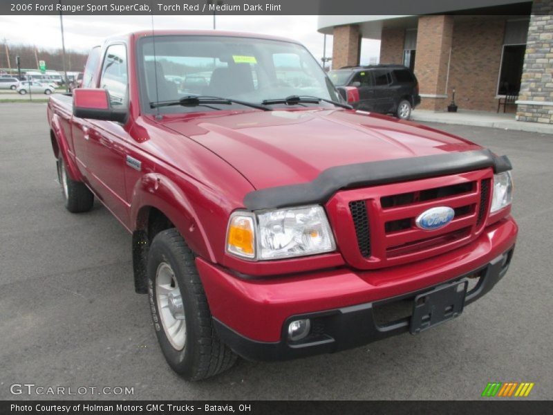 Torch Red / Medium Dark Flint 2006 Ford Ranger Sport SuperCab