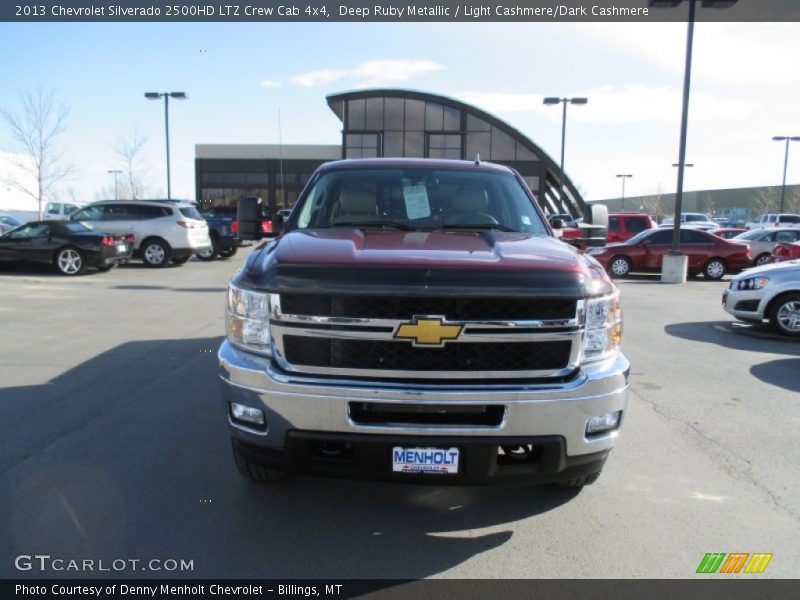 Deep Ruby Metallic / Light Cashmere/Dark Cashmere 2013 Chevrolet Silverado 2500HD LTZ Crew Cab 4x4