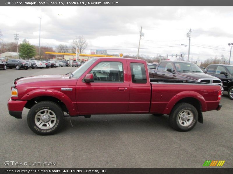 Torch Red / Medium Dark Flint 2006 Ford Ranger Sport SuperCab