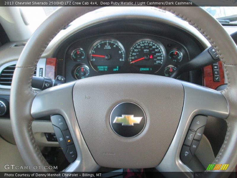 Deep Ruby Metallic / Light Cashmere/Dark Cashmere 2013 Chevrolet Silverado 2500HD LTZ Crew Cab 4x4