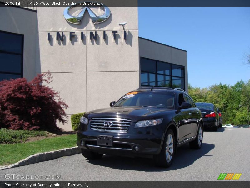 Black Obsidian / Brick/Black 2006 Infiniti FX 35 AWD