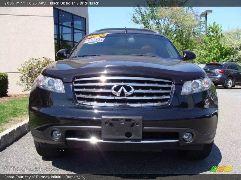 Black Obsidian / Brick/Black 2006 Infiniti FX 35 AWD