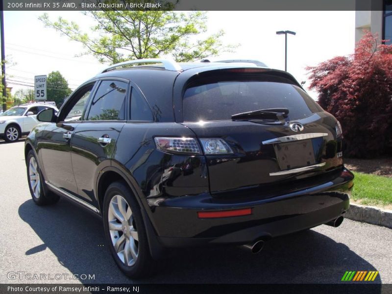 Black Obsidian / Brick/Black 2006 Infiniti FX 35 AWD