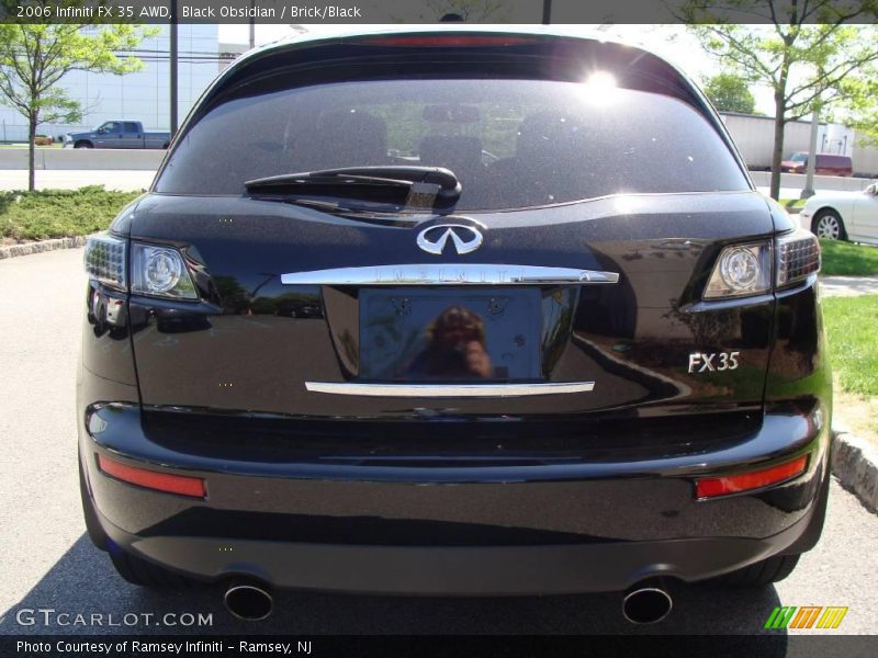 Black Obsidian / Brick/Black 2006 Infiniti FX 35 AWD